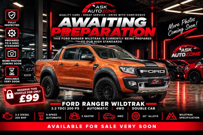 Ford Ranger Pick Up Double Cab Wildtrak 3.2 TDCi 4WD Auto 2015