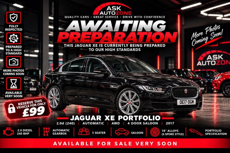 Jaguar XE 2.0d [240] Portfolio 4dr Auto AWD 2017 — photo 1 of 3